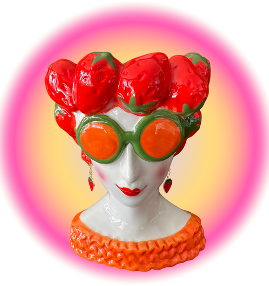 "Strawberry Muse" – Blumentopf