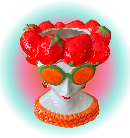 "Strawberry Muse" – Blumentopf