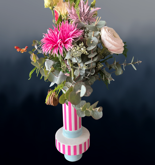 "Candy Stripe" – Vase
