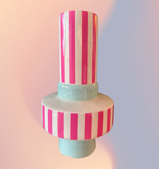 "Candy Stripe" – Vase