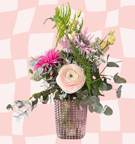 "Rose Grid" – Vase